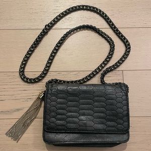 Aimee Kestenberg Black Alexis ll Chain Crossbody Bag